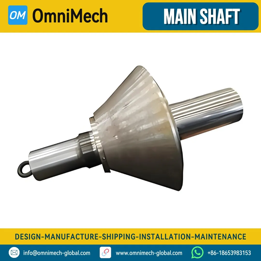 Main Shaft for GP Series Cone Crusher-Cone Crusher Parts-42CrMo / 40CrNiMo / Forged Alloy Steel - View 4