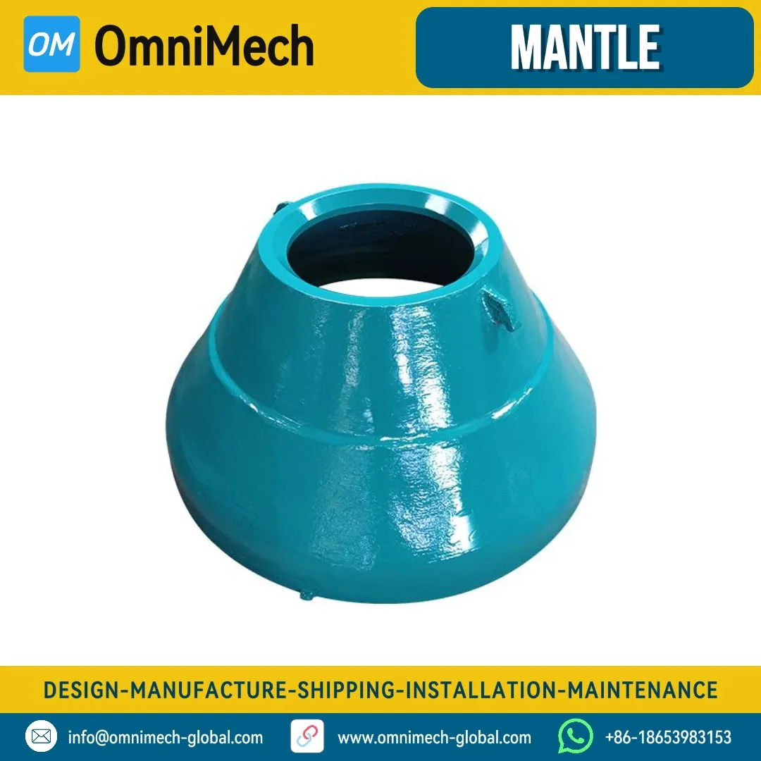 Mantle for HP Series Cone Crusher-Cone Crusher Parts-Mn14Cr2 / Mn18Cr2 / Mn22Cr2 / TiC Inserts - View 2