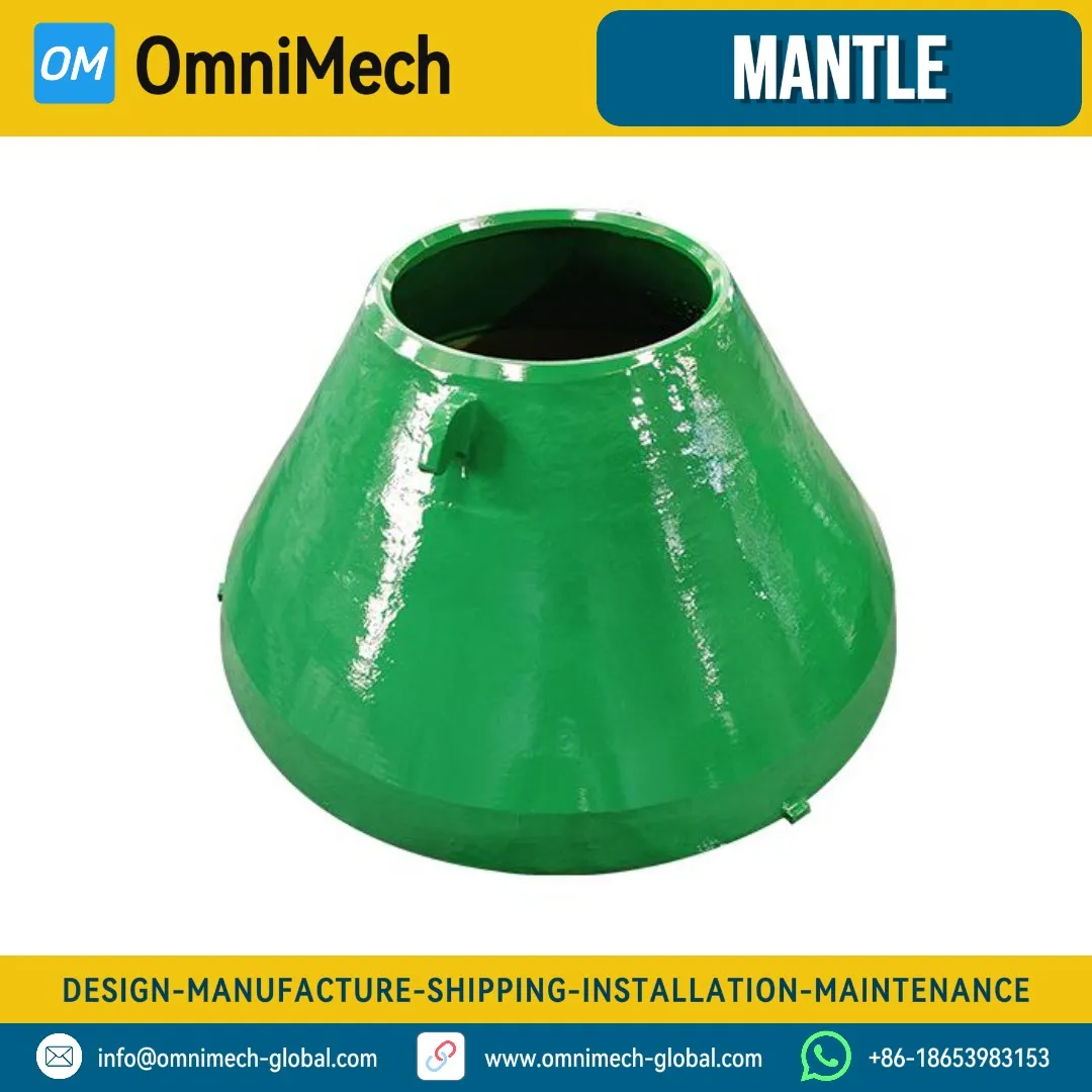 Mantle for HP Series Cone Crusher-Cone Crusher Parts-Mn14Cr2 / Mn18Cr2 / Mn22Cr2 / TiC Inserts - View 5