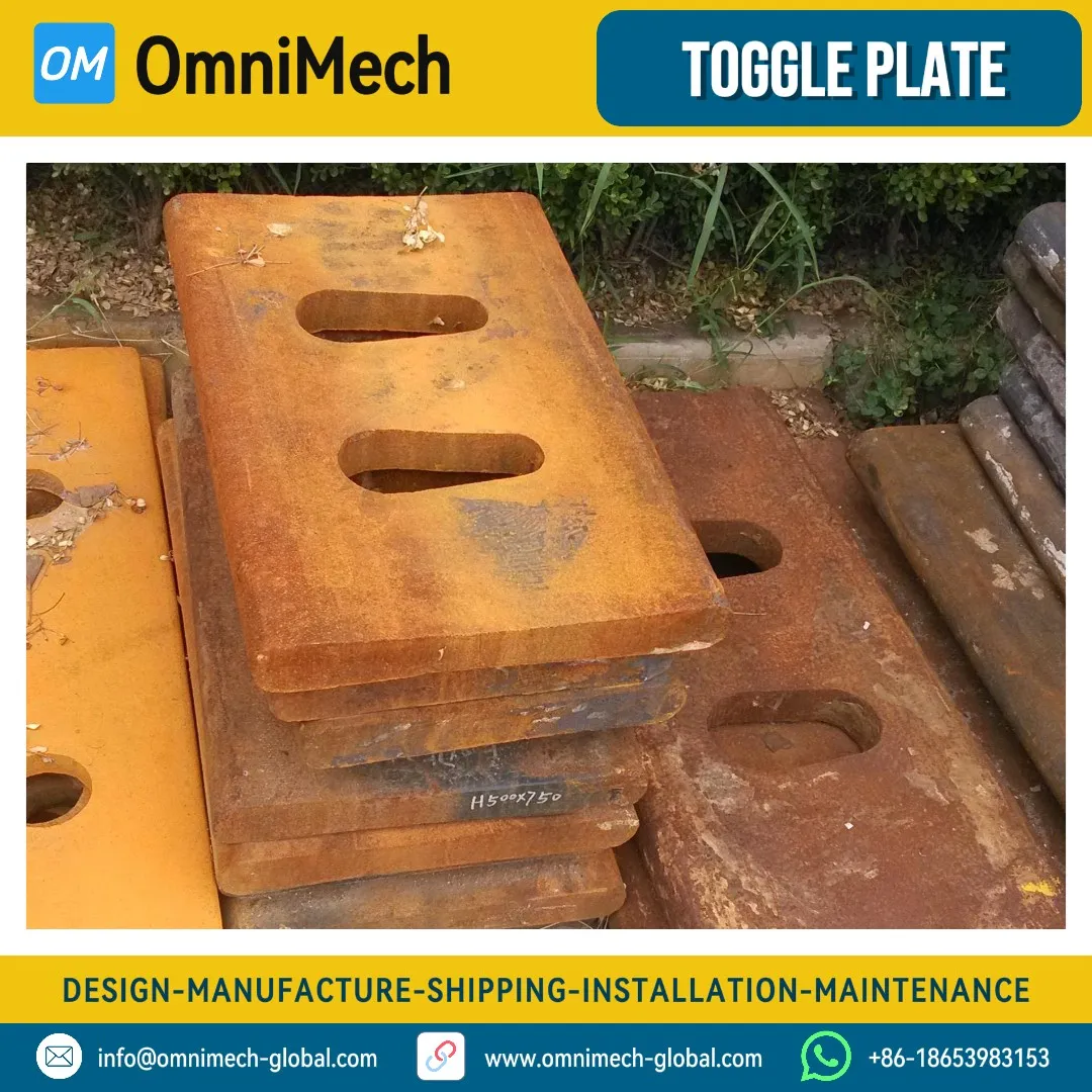 Cast Iron Toggle Plate for Jaw Crusher